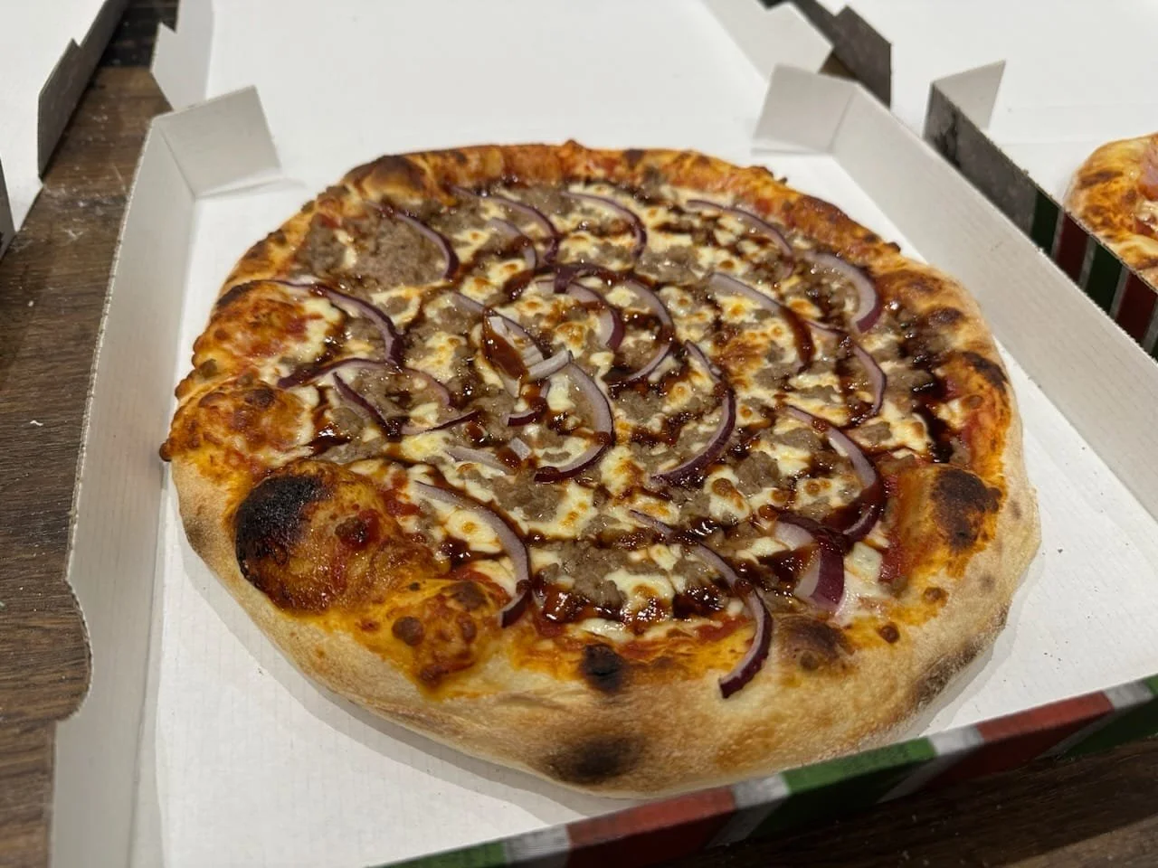 Pizza Western au bœuf - Pizzeria artisanale Charleville-Mézières